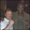 Sean Ross with Carl Thompson.